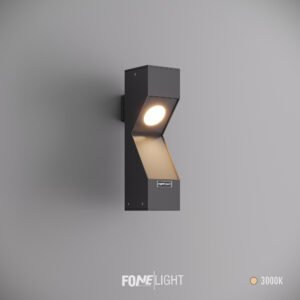 Dualluz aluminium wandlamp