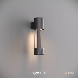 Curvex wandlamp LED-tuinwandlamp armatuur