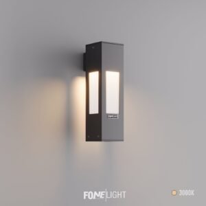 Luxera aluminium LED-wandlamp