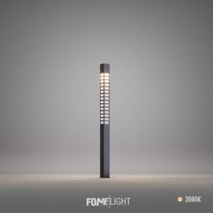 Vilorita decoratieve plexi-aluminium LED-buitenlichtmast